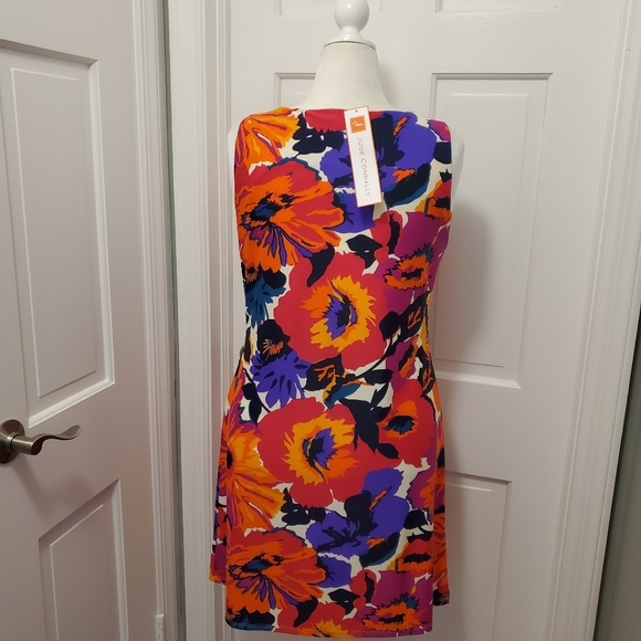 NWT Jude CONNALLY Bold Floral Print "Beth" Dress Size XL, Retail $178, Versatile - Picture 4 of 11